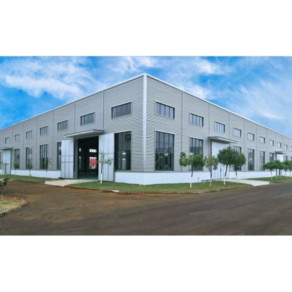 50-Year Life Span Light Weight Steel Structure Workshop with Hot-Rolled Steel Forming