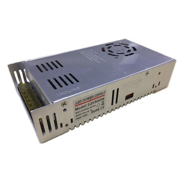 12v 500w Indoor power supply IP20 Transformer Adapter for LED Light