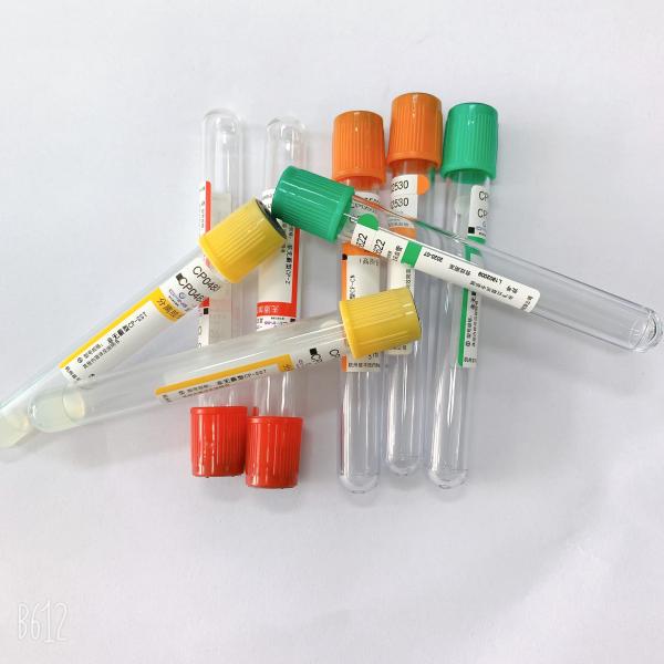 Sangue de Vacutainer da segurança que recolhe uso da análise de sangue da parte superior do ouro do tubo o único