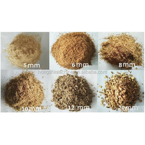 Tree Log Wood Crusher Biomass Pellet Machine High Capacity