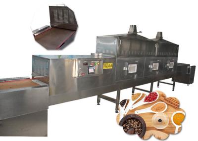 Customized Mesh Belt Industrial Microwave Dryer Machine With Sterilization For Food
