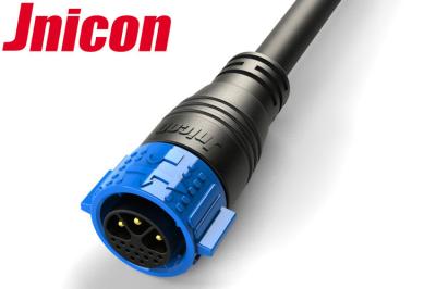 Impulso do sinal do poder 13 dos conectores bondes 3 da tomada de Jnicon IP67 que trava com cabo