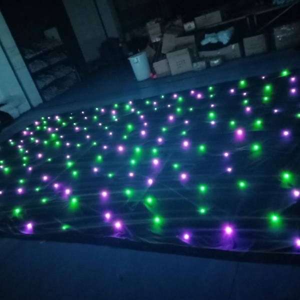 RGBW LED Star Curtain 95Ra 6000lm Para festa de casamento discoteca