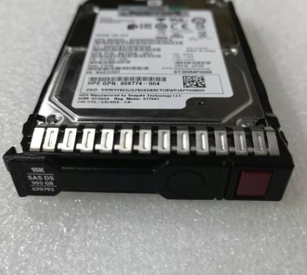 HPE 300GB 2.5 SFF 12Gbps 15K RPM Enterprise SC SAS HDD 870753-B21 with Noise Level of 1.5Gb/s