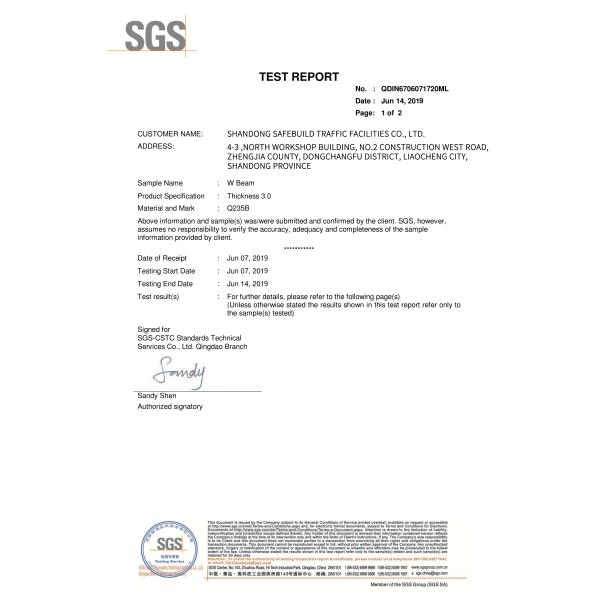 Специализированная высокопрочная горячая оцинкованная дорожная безопасность мостик ограждение конец дороги