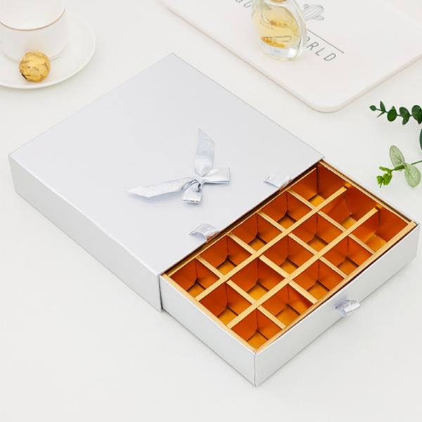 Персонализированная коробка с трюфелем и шоколадом, картонный ползучий ящик, CMYK печать