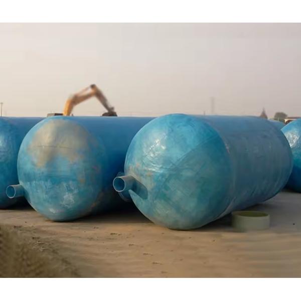 500L/hora Séptico subterráneo Tanque séptico doméstico Para el tratamiento de aguas residuales Inodoro FRP bio biotecnológico Tanque séptico