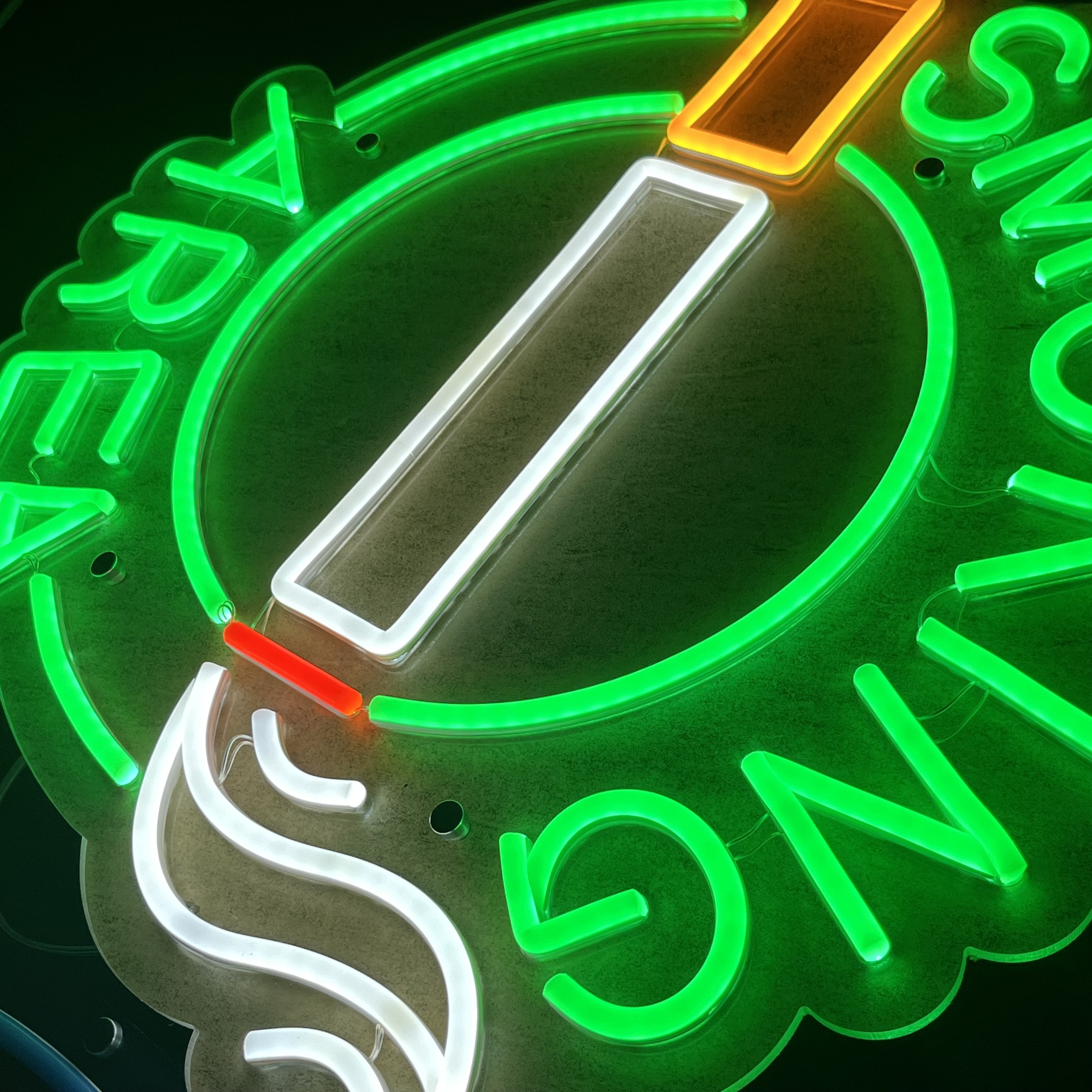 Custom LED Neon Sign Acrylic Wall Decoration — Bar, Party & Wedding Decor, 12V, Dimmable