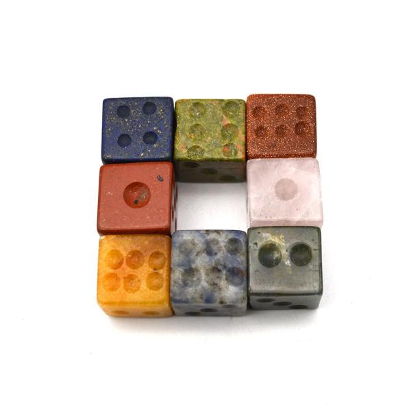 Get Your Hands on Gemstone 15mm Cube Dice A Must-Have for Any Game Enthusiast