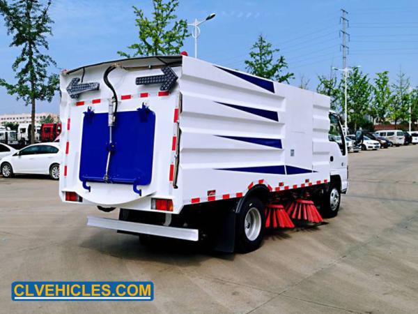 ISUZU NQR NPR Road Sweeper Truck 6 Wheels ISO9000 CCC Certification