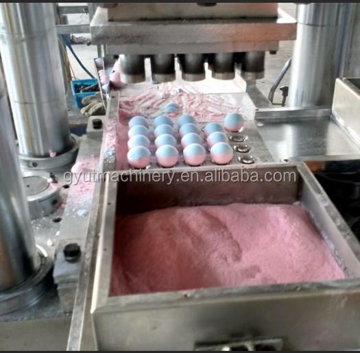 Full Automatic Multicolor Hole Hydraulic Bath Bomb Salt Ball Press Machine