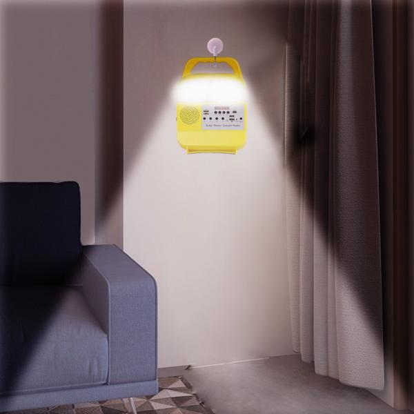 Solar Power Generation Small System Lighting Outdoor Sports Camping Mountain Hiking Remote Control One
