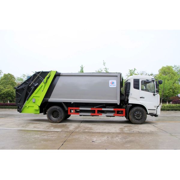 Dongfeng 15 Cbm 4*2 Self Compressing Garbage Compactor Truck Refuse Collection Truck