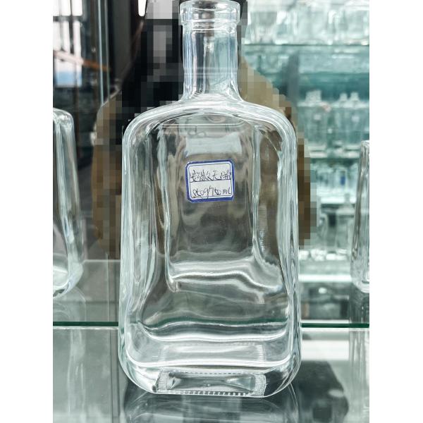 100 мл 200 мл 375 мл 500 мл 750 мл 1000 мл прозрачная стеклянная бутылка для виски водки бренди джина