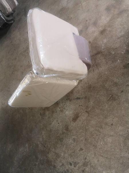High Intensity White Leather Bus Seats , Custom Tour Bus Seats Good Plasticity