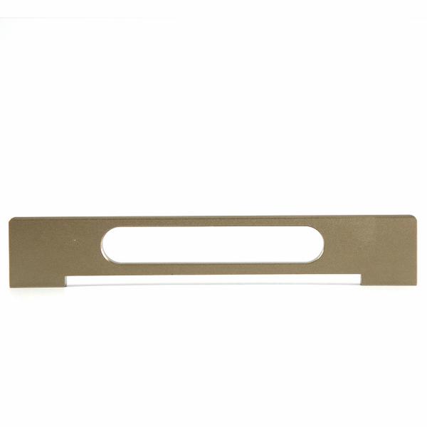 ручек мебели 220mm ручки двери кухонного шкафа алюминиевых черные сползая