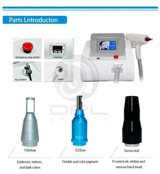 Q Switch Dark Spot Removal Laser Machine , Carbon Laser Treatment Machine 1064nm