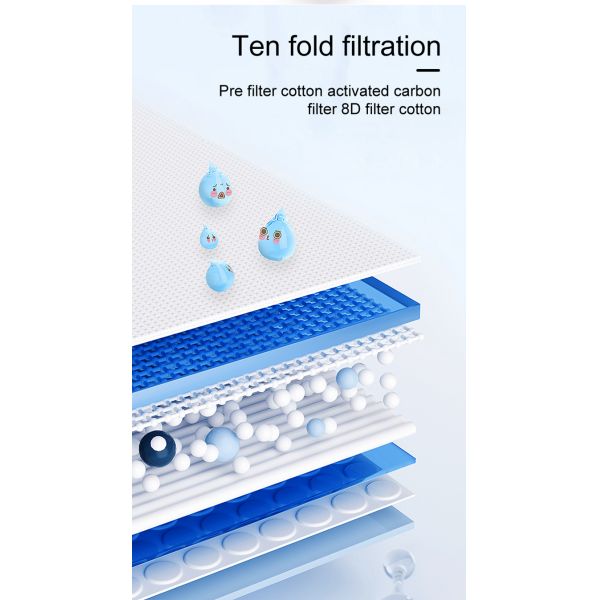 Large Capacity Intelligent Automatic Pet Water Dispenser Automatic Circulation Pet Fountain Pet Bowls & Feeders