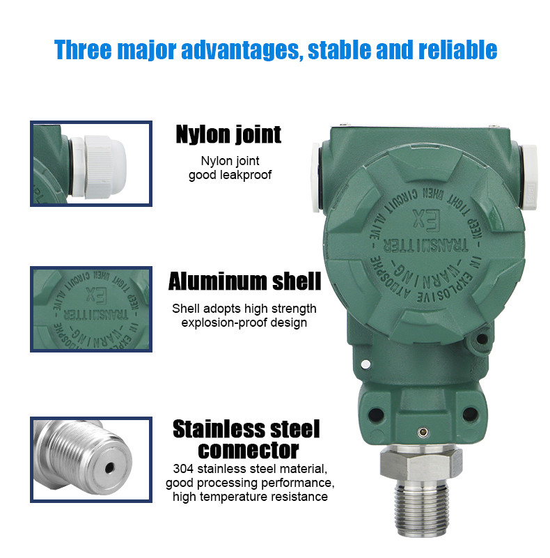 Zhejiang OEM Explosion-Proof 4-20 Ma Pressure Sensor for Water Gas Pressure Measurement