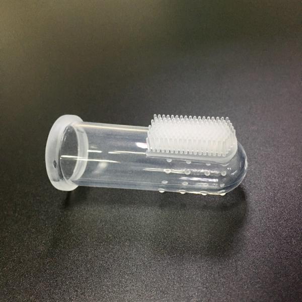 Wholesale manufacturers extra soft best rubber silicone finger toothbrush gum massager for babies