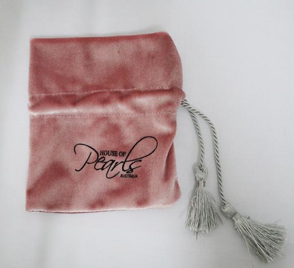 Jewelry Packing 12*15cm Velvet Tassel Drawstring Pouches