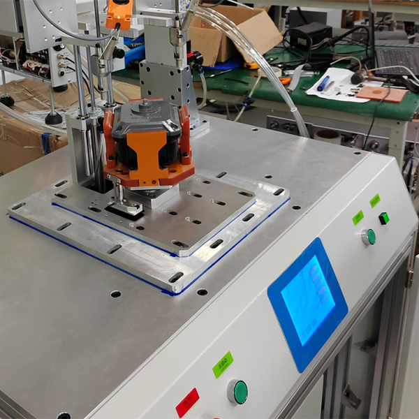 Auto Screw Pneumatic Feeder Floor Type Multi Axis Automatic Screw Locking Machine with Double Screw Head and Rotary Table Auto Screwdriver Machine