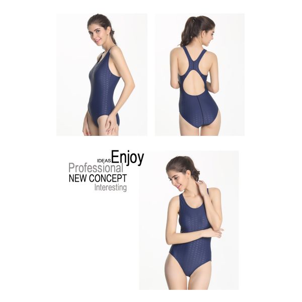 Quick Drying Ladies One Piece Swimsuits Women Sexy Swimwear Striped