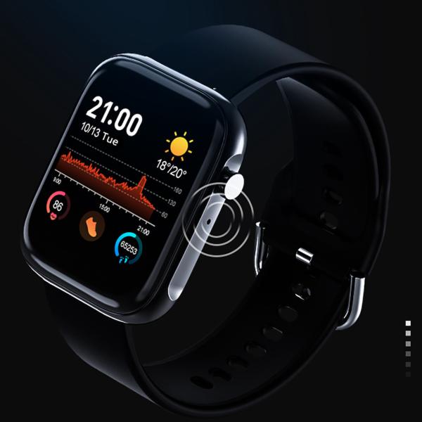 2.5D a courbé l'oxygène en verre Smartwatch, IP68 de sang magnétique chargeant 1,54 Smart Watch de pouce