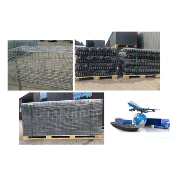 Pvc Coated 1m X 1m X 1m Welded Gabion Box High Stability Steel Wire Mesh