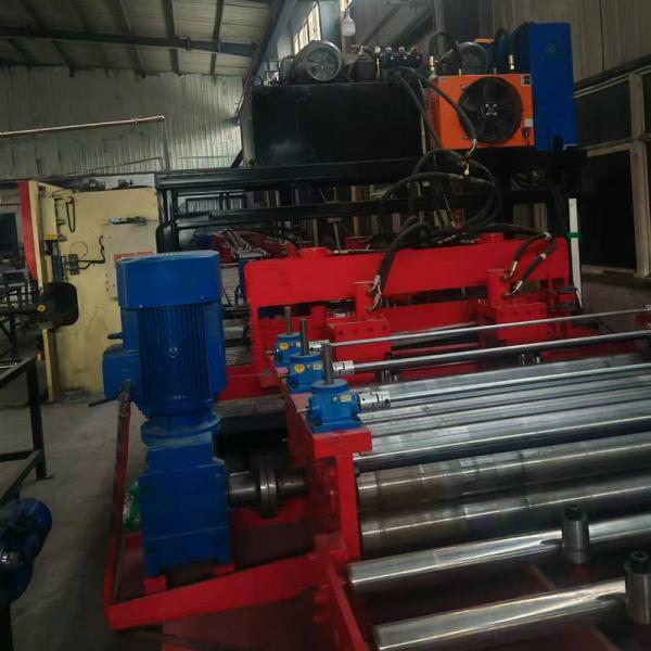 Hydraulic Cylinder Cutting Cable Tray Forming Machine ISO9001 For Customized Production