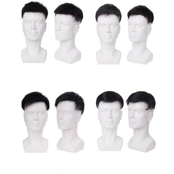 100% Virgin Human Hair Full Lace Toupee For Man With Mono Mesh And Lace Base Material