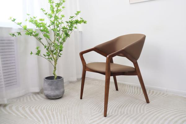 Modern Dining Room Chair Nordic Style Solid Wooden Chairs for Restaurant W58*D61*H80CM Mail Packing Y