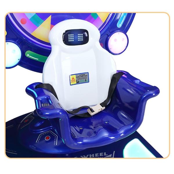 Moeda operada Kiddie Rides Swing Game Machine com construção de metal acrílico plástico