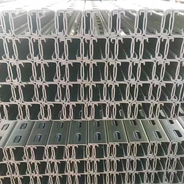 Galvanized Strut Channel 41x41 Unistrut Seismic Bracing C Channel