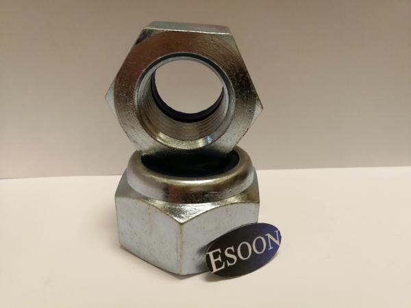 DIN985 Prevailling torque type hexagon Thin nuts,with nylon insert ISO10511 GB6172.2-86,Grade 10,Zinc plated surface