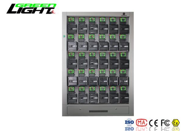 Durable LED Miners Cap Lamp 96 Charger Rack / StationWith Detachable Module