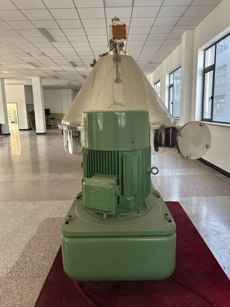 A correia de aço inoxidável do separador de óleo do disco conduz o centrifugador automático da descarga da escória para a farmácia