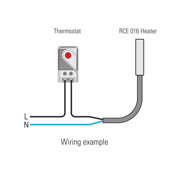 AC 120V - 240V Electric Industrial Heaters Dynamic Heating 5W 9W RCE016 IP54 / II