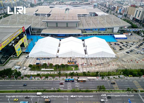 Large White PVC Outdoor Event Marquee Advertising Commercial Exhibition Tents