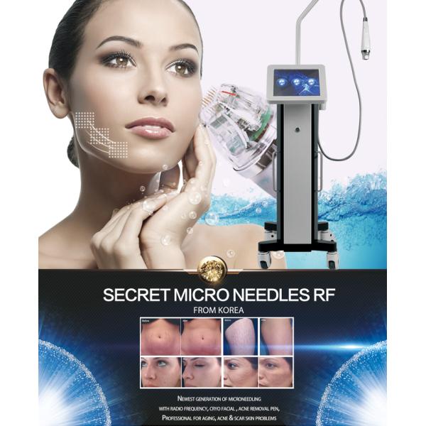 3 in 1 Fractional Secret RF microneedle &acne treatment for scar removal skin lifting beauty machine with cold handle