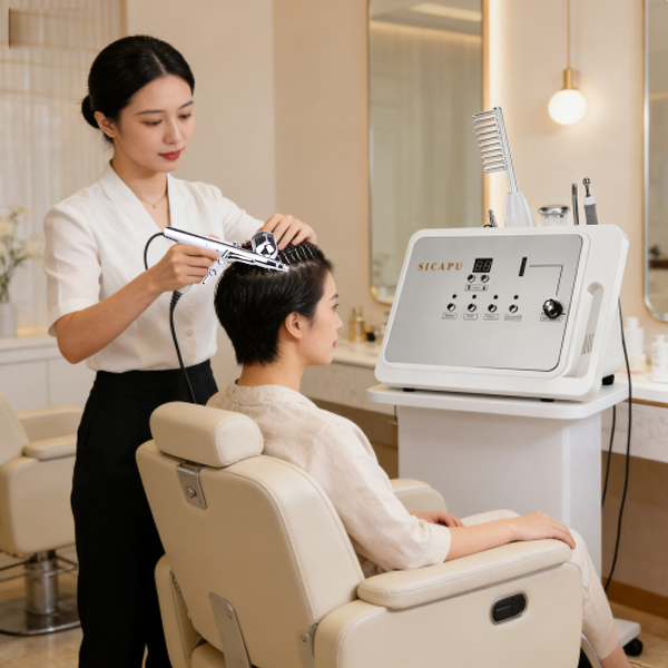 Hair loss treatment machine