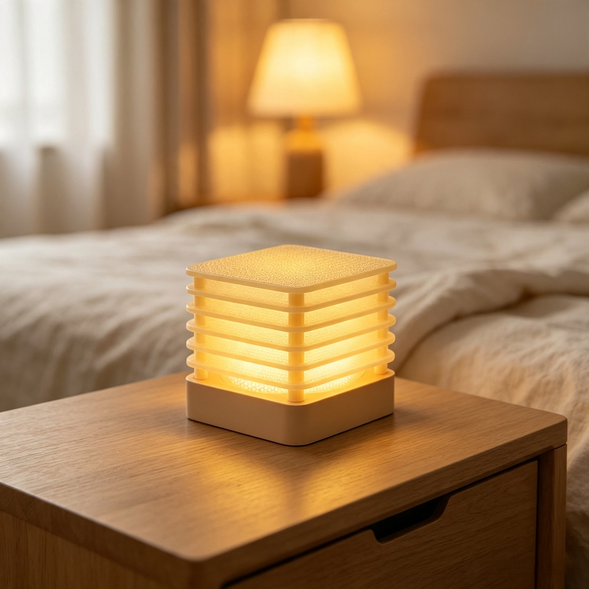 Stacked Layer 3D Printed Lighting Fixtures Geometric 3d Printed Lamp Design