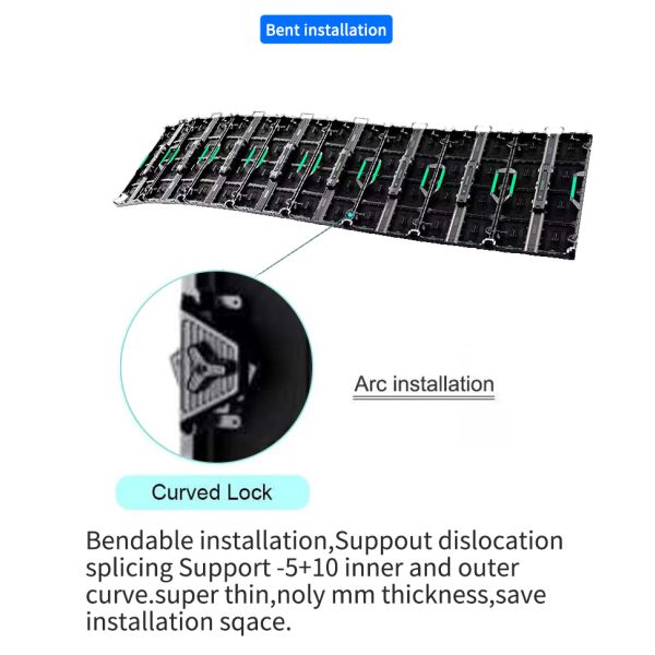 P1.5 P1.9 P2.5 P2.6 P3.91 P4.81 LED Rental Display with 1920HZ/3840HZ/7680HZ Refresh Rate for Easy Installation Indoor Outdoor Use