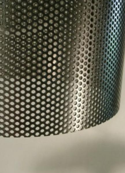 Welded Anodized Spiral Perforated Tube For Food Service , Waste Management