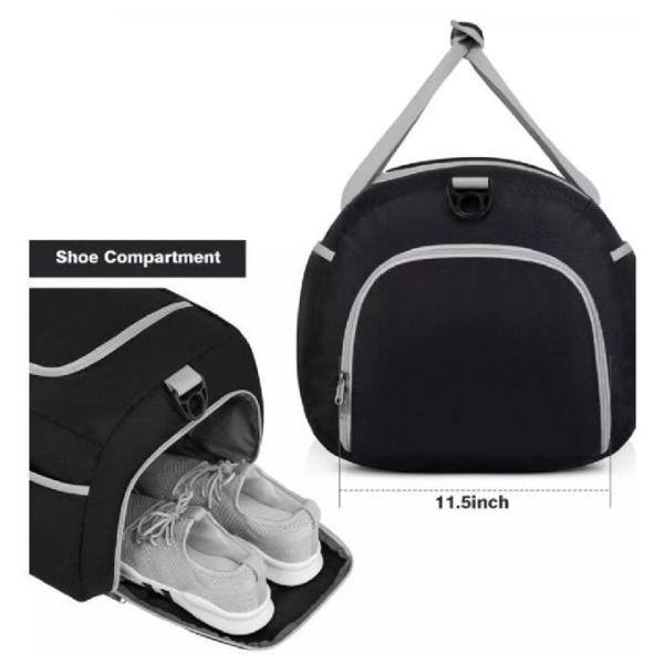 Сумка спортзала спорт дам & людей многоцелевого на открытом воздухе облегченного Duffel багажа случайная