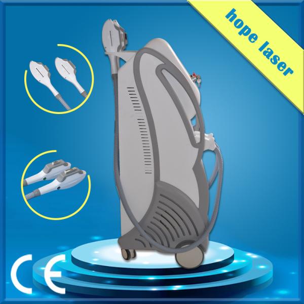 2 Handles Vertical SSR SHR Elight Acne Removal Machine Facial Beauty Equipment