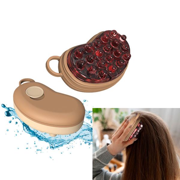 Massageur de cuir chevelu par la glace thérapeutique ️ Brosse à cheveux rafraîchissante réutilisable pour hommes, femmes et enfants ∙ Brosse en silicone OEM pour les salons de coiffure, les ensembles cadeaux, le spa et l'usage domestique