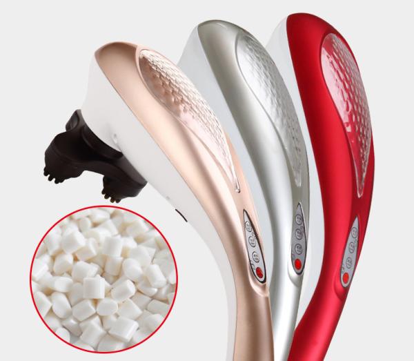 Classical Red Light Electric Body Massager , Shiatsu ABS Cover Hand Massage Machine