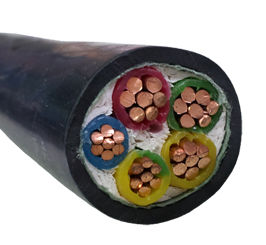 U1000 RVFV Armored Copper XLPE Low Voltage Power Cable IP66 Rated for Industrial and Mining Applications