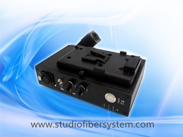 JVC mobile fiber system with OpticalCon Duo Interface powered by hybird cable